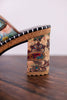 Mile Marker Turquoise Platform Heels - Whiskey Skies - SPRING FOOTWEAR