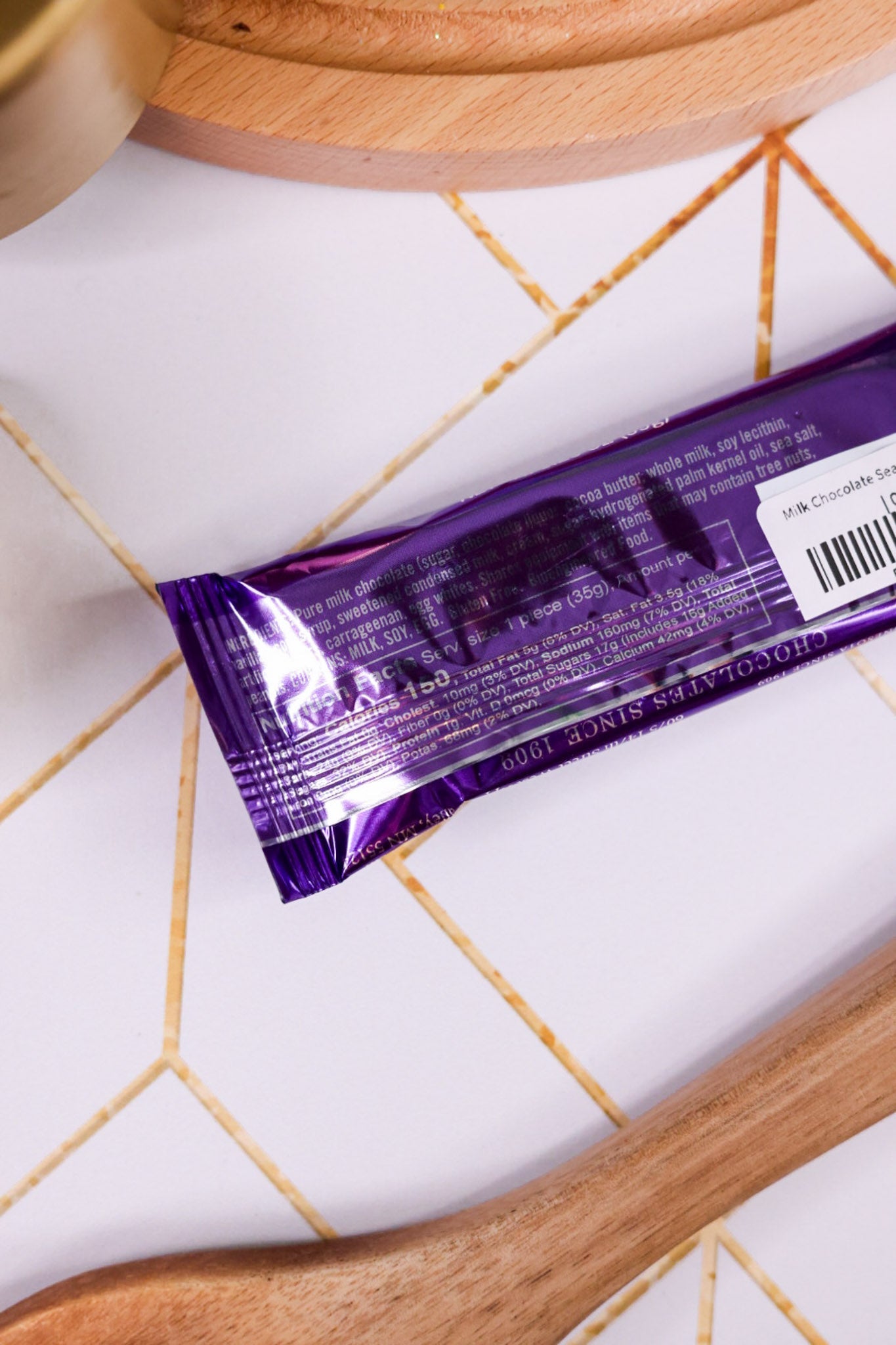 Milk Chocolate Sea Salt Caramel Bar - Whiskey Skies - ABDALLAH CANDIES