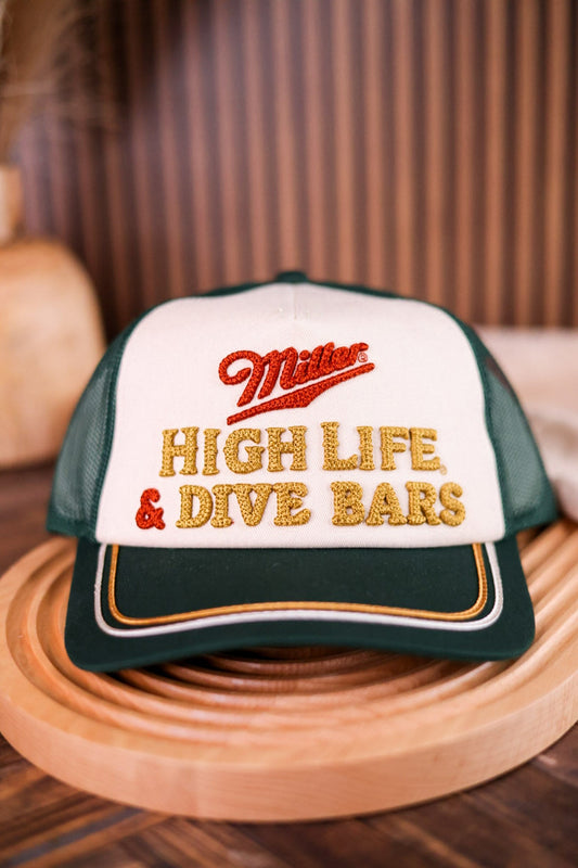 Miller High Life & Dive Bars Radler Hat - Whiskey Skies - AMERICAN NEEDLE