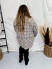 Mineral Washed Pastel Plaid Shirt - Whiskey Skies - OLI & HALI