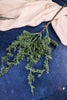 Mini Dark Green Juniper Dripping Garland - Whiskey Skies - WT COLLECTION