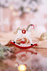 Miniature Wooden Rocking Horse Ornaments (3 Colors) - Whiskey Skies - GERSON COMPANIES