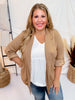 Mocha Boyfriend Blazer - Whiskey Skies - ANDREE BY UNIT