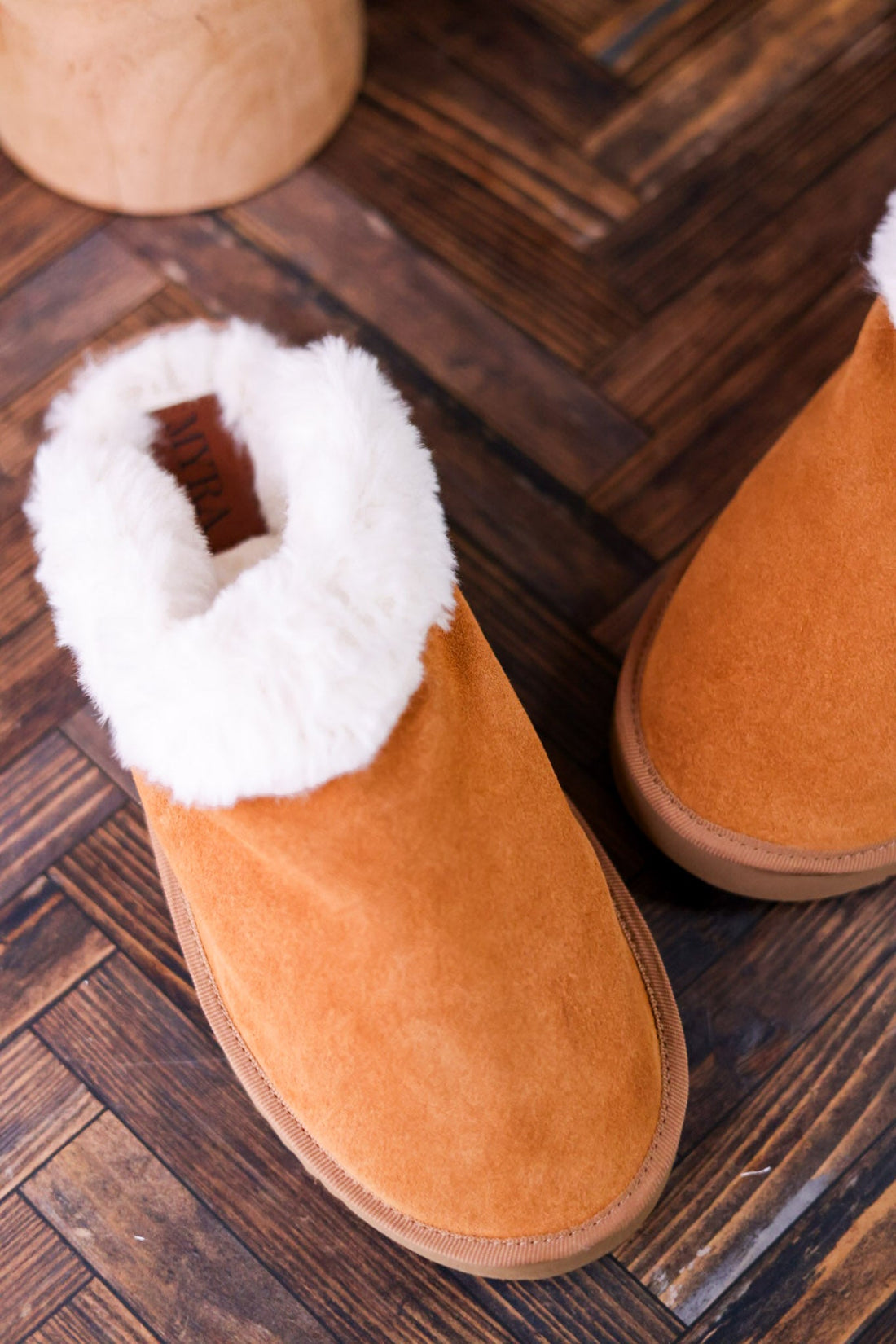 Montana Way House Scuffs In Brown - Whiskey Skies - MYRA BAGS