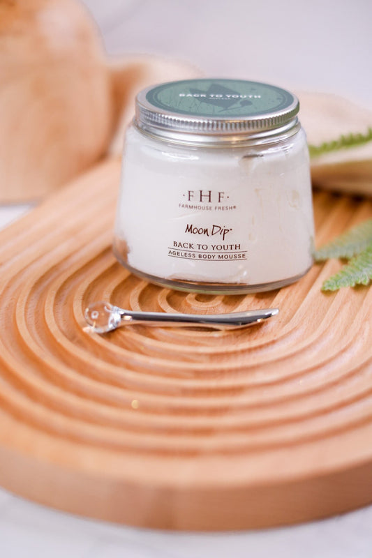 Moon Dip Back to Youth Body Mousse - Whiskey Skies - FARMHOUSE FRESH