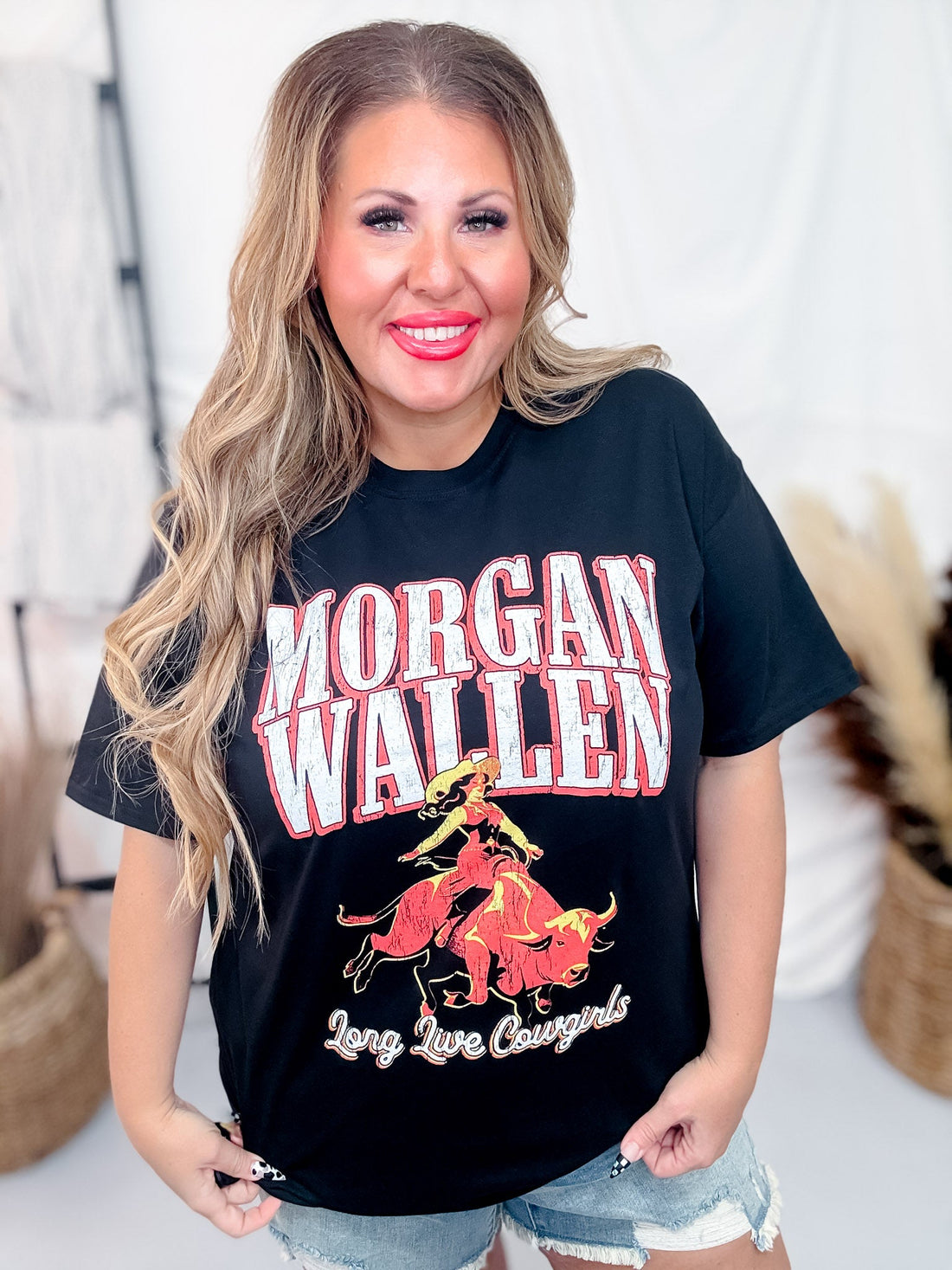 Morgan Wallen Long Live Cowgirls Licensed Graphic Tee - Whiskey Skies - ROCK OFF