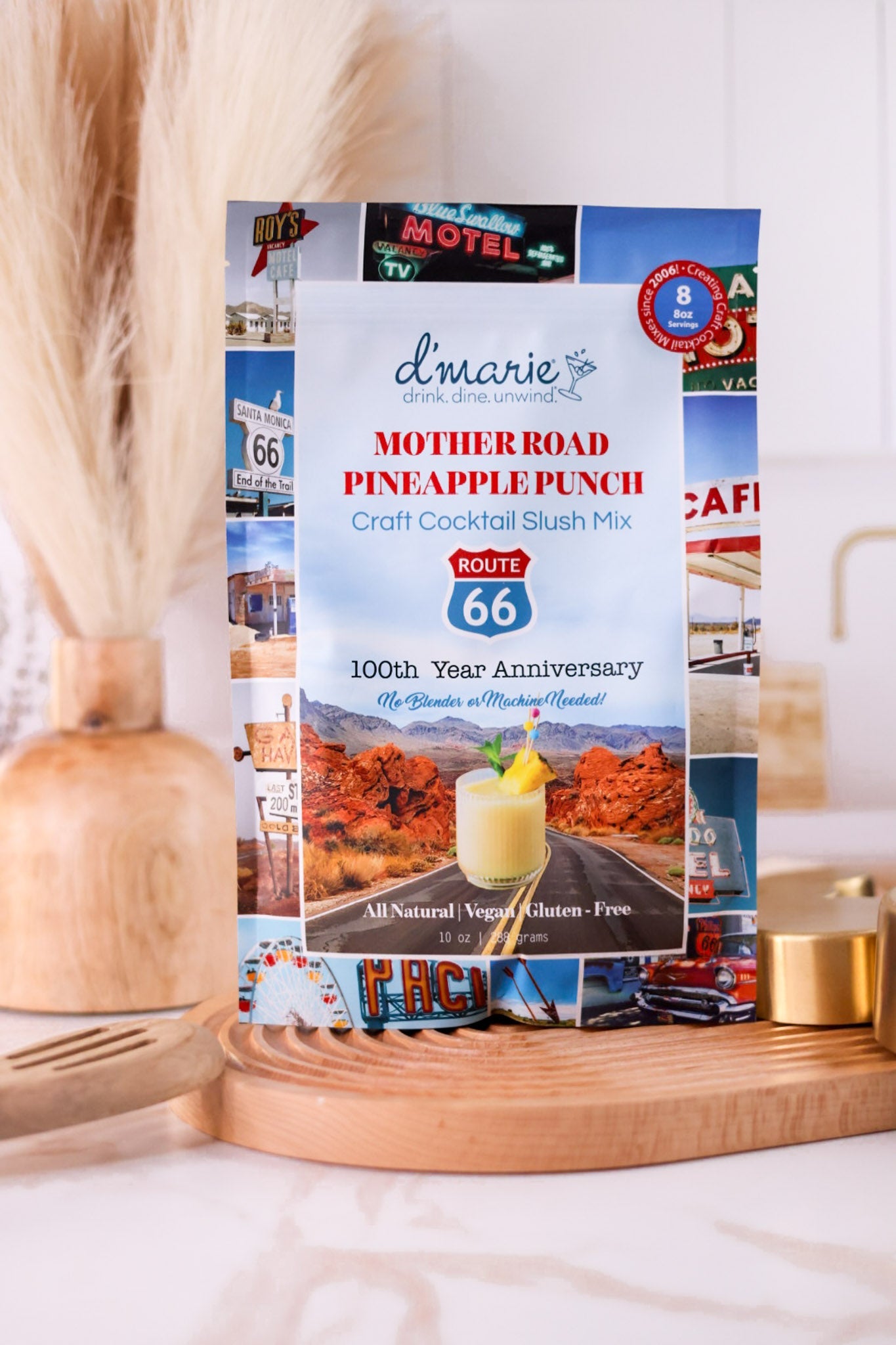 Mother Road Pineapple Punch Craft Cocktail Slush Mix - Whiskey Skies - D'MARIE, INC