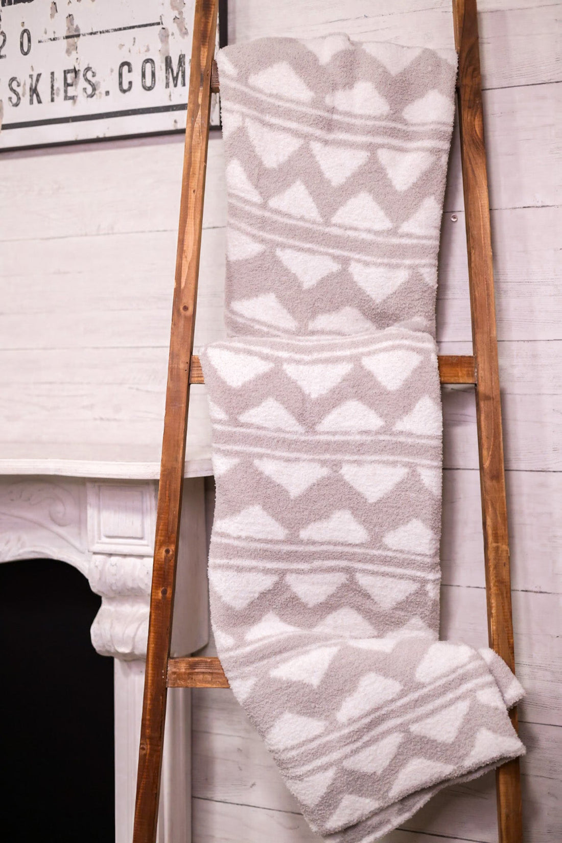 Mountain Grey Stretchy Throw - Whiskey Skies - CARSTEN'S ENTERPRISES INC.