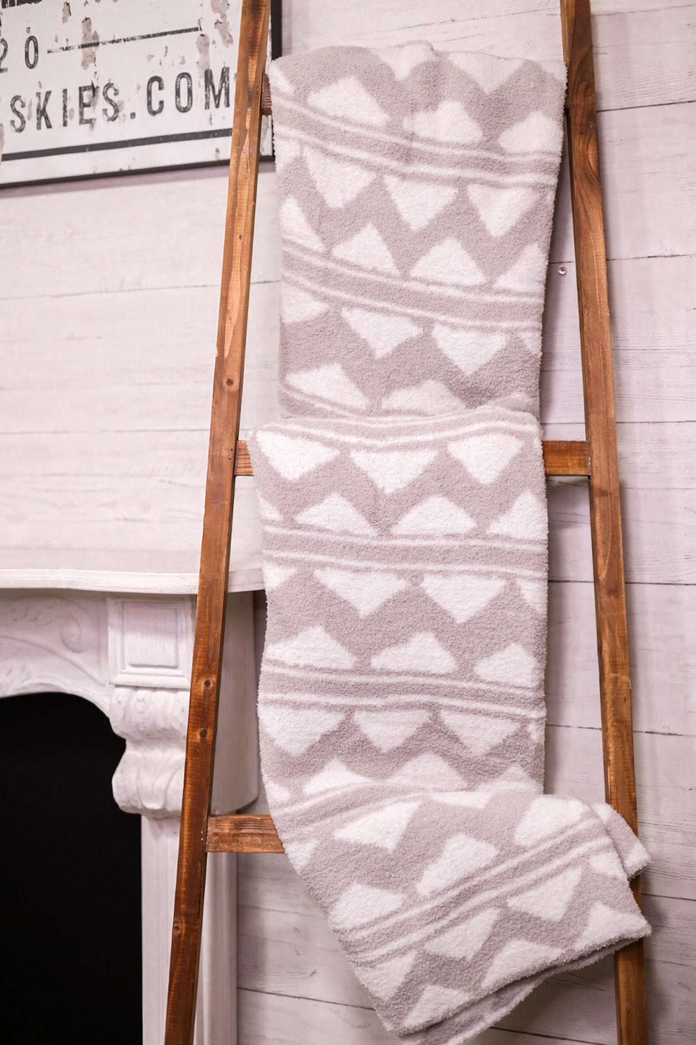 Mountain Grey Stretchy Throw - Whiskey Skies - CARSTEN'S ENTERPRISES INC.