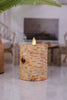 Moving Flame Birch Candle (Small) - Whiskey Skies - RAZ IMPORTS