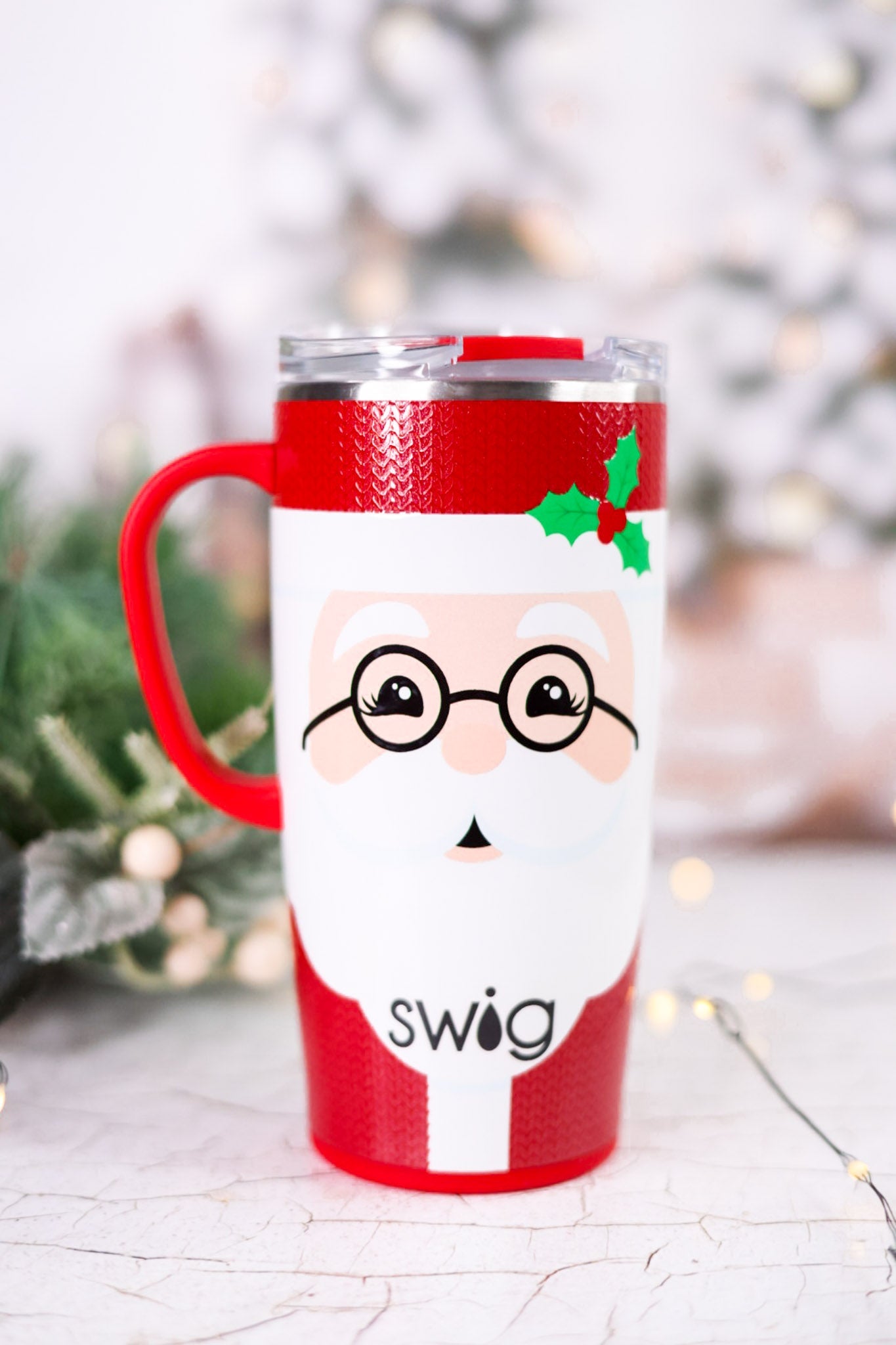 Mr. Clause 22oz Travel Mug - Whiskey Skies - SWIG LIFE