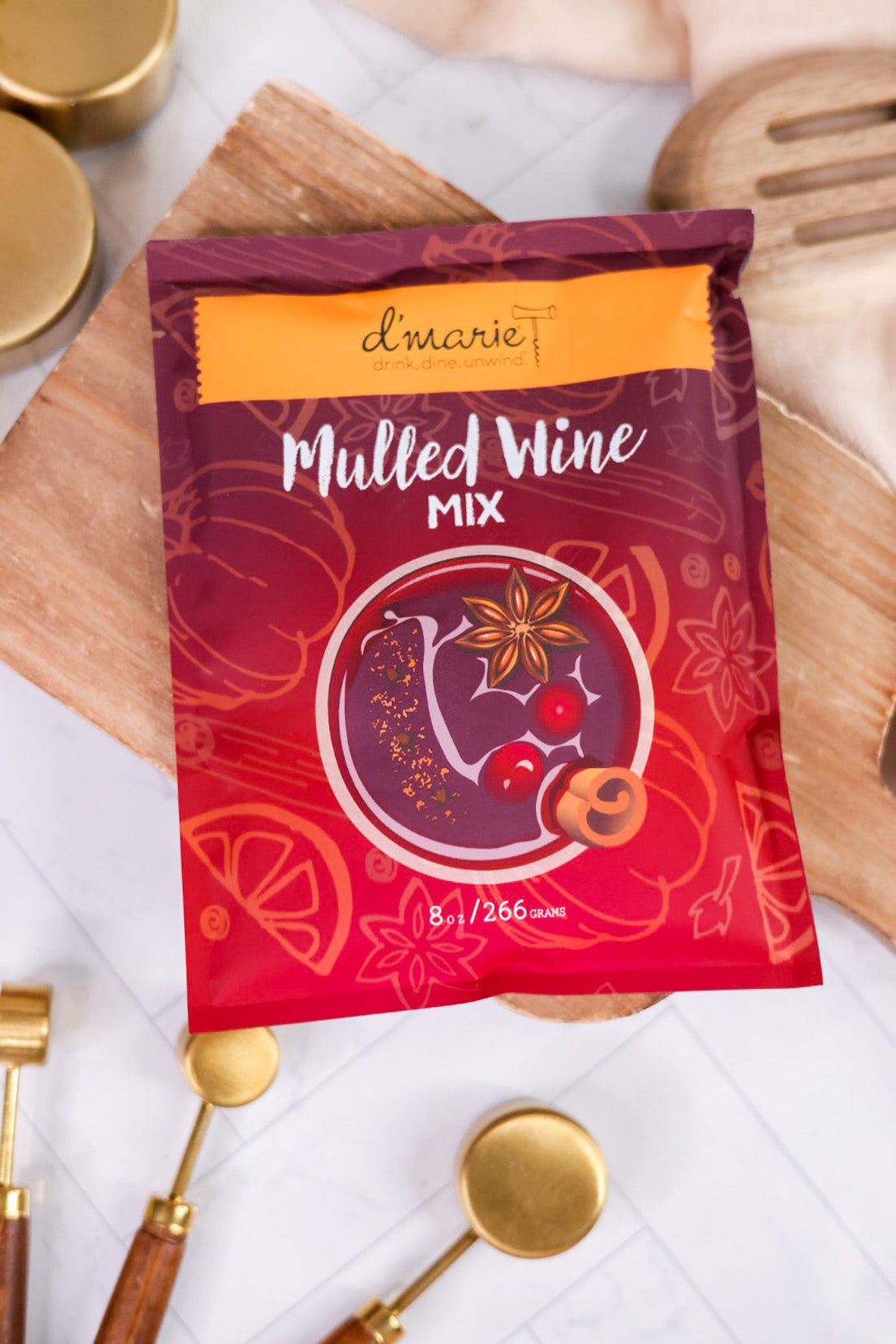 Mulled Wine Hot Drink Mix - Whiskey Skies - D'MARIE, INC