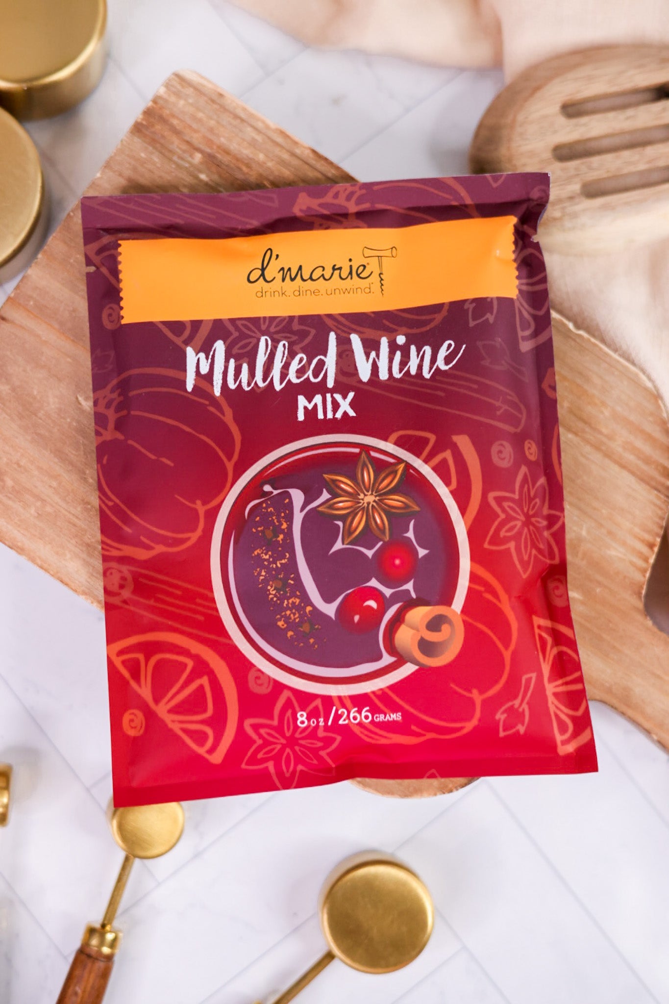 Mulled Wine Hot Drink Mix - Whiskey Skies - D'MARIE, INC