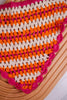 Multicolored Stripe Crochet Headscarf - Whiskey Skies - SHIRALEAH