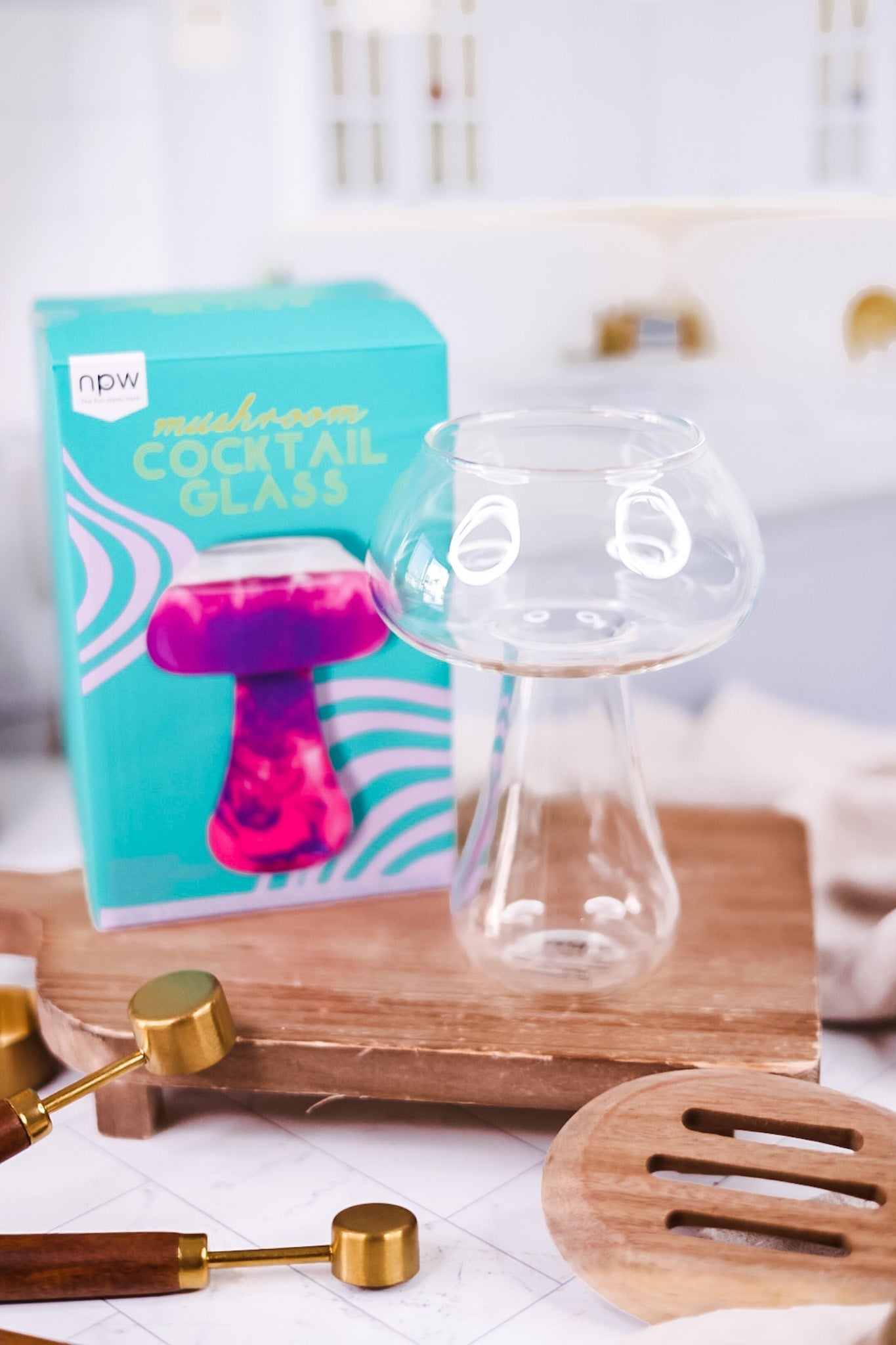 Mushroom Cocktail Glass - Whiskey Skies - NPW