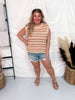Muti Colored Stripe Sweater Vest - Whiskey Skies - POLAGRAM + BAEVELY