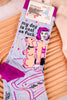 My Dog Is Cool As Fuck Crew Socks - Whiskey Skies - BLUE Q