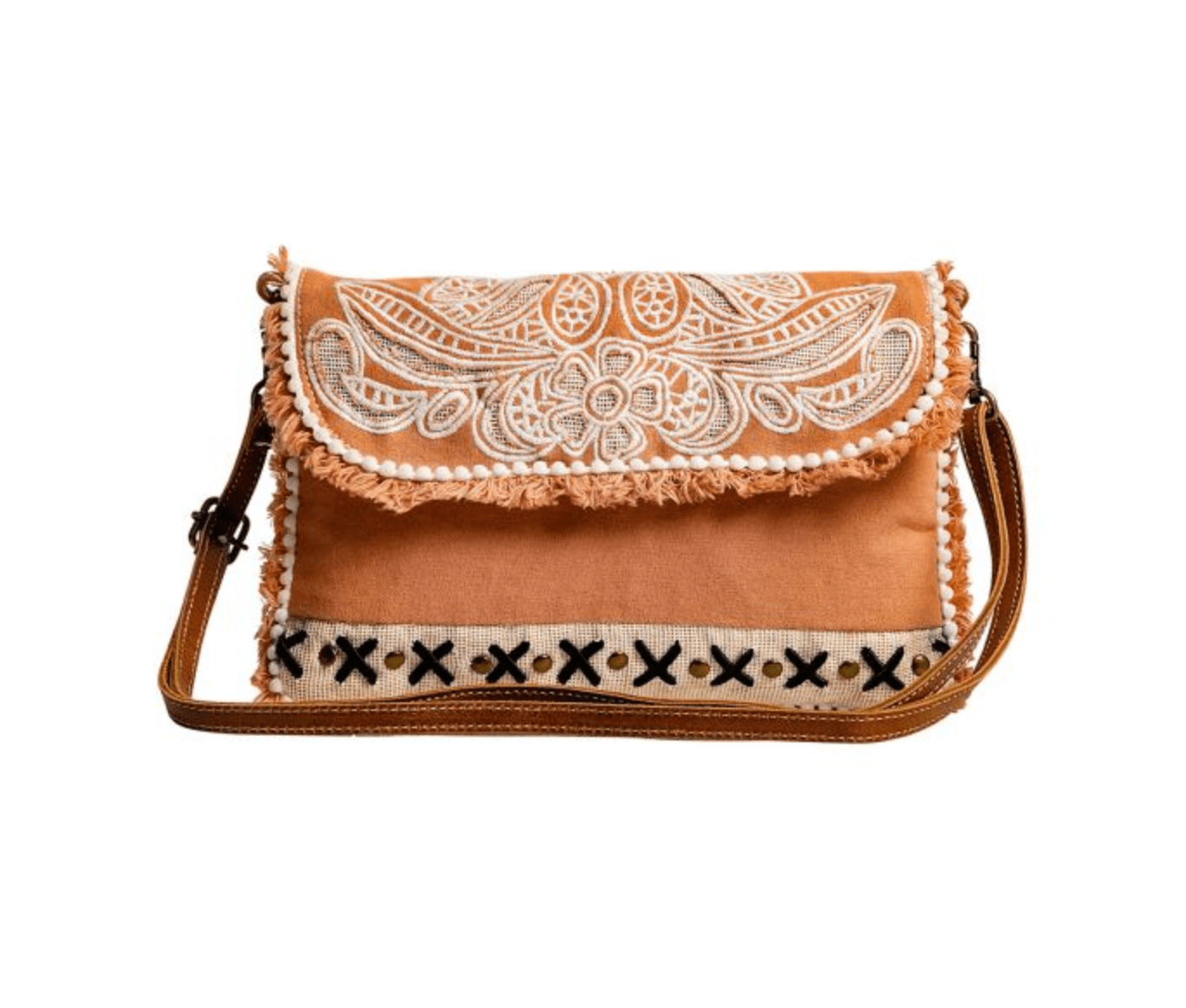 Myka Trail Small & Crossbody Bag - Whiskey Skies - KHEMCHAND HANDICRAFT