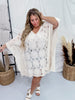 Natural Crochet Kaftan - Whiskey Skies - OLI & HALI