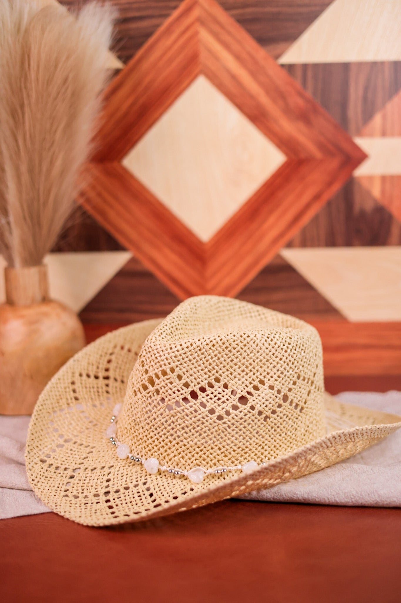 Natural Nava Western Hat - Whiskey Skies - JEN & CO