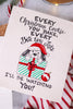 Naughty Christmas Dog Swedish Dish Cloth (2pk) - Whiskey Skies - KAY DEE DESIGNS