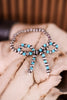 Navajo - Style Pearl Bow Stretch Bracelet - Whiskey Skies - BOHO RANCH SHOP