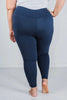 Navy High Waist Butter Soft Leggings - Whiskey Skies - RAE MODE