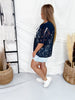 Navy Lace "USA" Short Sleeve Jersey - Whiskey Skies - SOUTHERN GRACE