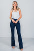 Navy Magic High Waist Kick Flares - Whiskey Skies - DEAR SCARLETT