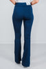 Navy Magic High Waist Kick Flares - Whiskey Skies - DEAR SCARLETT