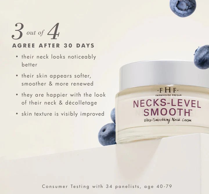 Necks - Level Smooth Ultra Smoothing Triple Effect Neck Cream - Whiskey Skies - FARMHOUSE FRESH