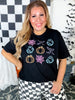 Neon Halloween Graphic T-Shirt - Whiskey Skies - P&PD Wholesale