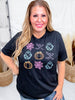 Neon Halloween Graphic T-Shirt - Whiskey Skies - P&PD Wholesale