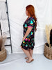 Neon Halloween Loungewear Short Sleeve Night Dress - Whiskey Skies - SHIRLEY & STONE