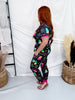 Neon Halloween Short Sleeve Top & Joggers Loungewear Set - Whiskey Skies - SHIRLEY & STONE