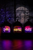 Neon Lighted Halloween Lantern W/ Timer (3 Styles) - Whiskey Skies - GERSON COMPANIES