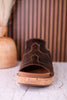 Neon Moon Espresso Crinkle Wedges - Whiskey Skies - CORKYS FOOTWEAR