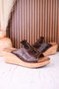 Neon Moon Espresso Crinkle Wedges - Whiskey Skies - CORKYS FOOTWEAR