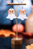 Nerdy Ghost Acrylic Earrings - Whiskey Skies - DOOHICKIES