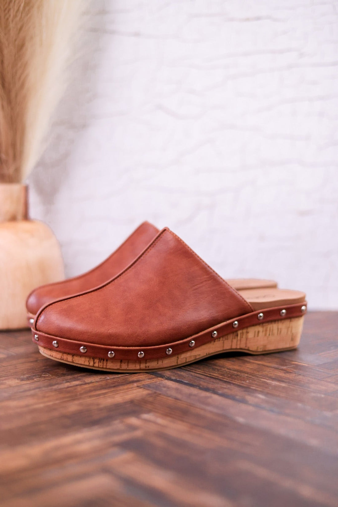 Newbie Bourbon Brown Mules - Whiskey Skies - CORKYS FOOTWEAR