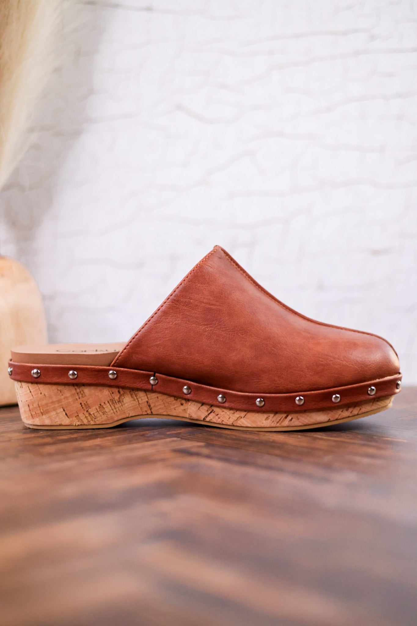 Newbie Bourbon Brown Mules - Whiskey Skies - CORKYS FOOTWEAR