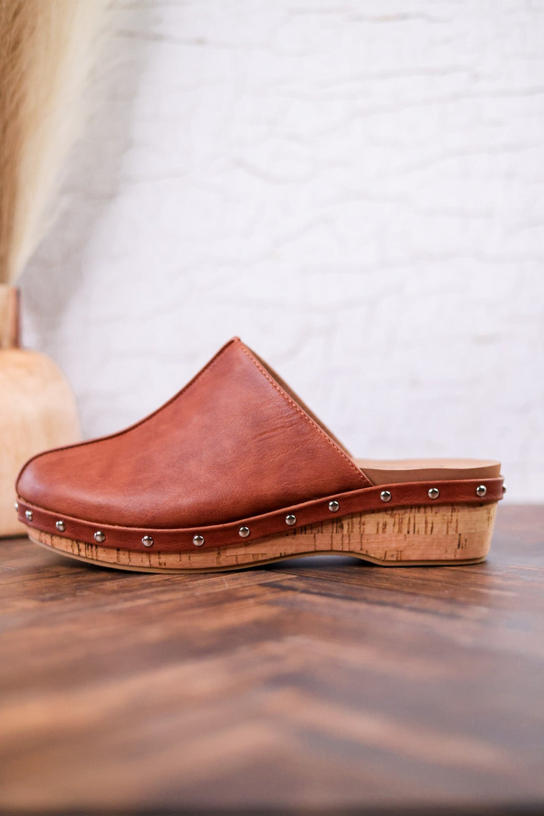 Newbie Bourbon Brown Mules - Whiskey Skies - CORKYS FOOTWEAR