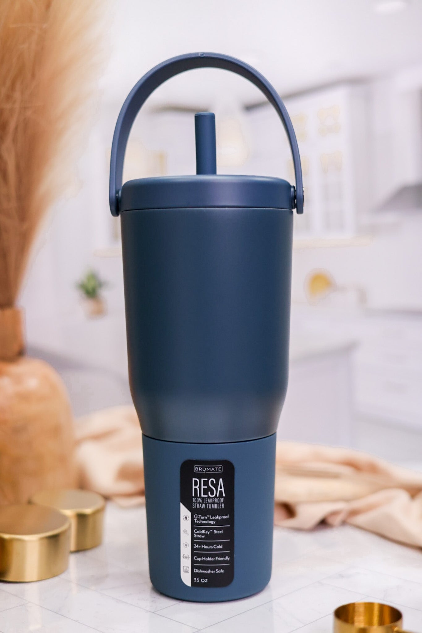 Nightfall Blue 35oz Resa Tumbler - Whiskey Skies