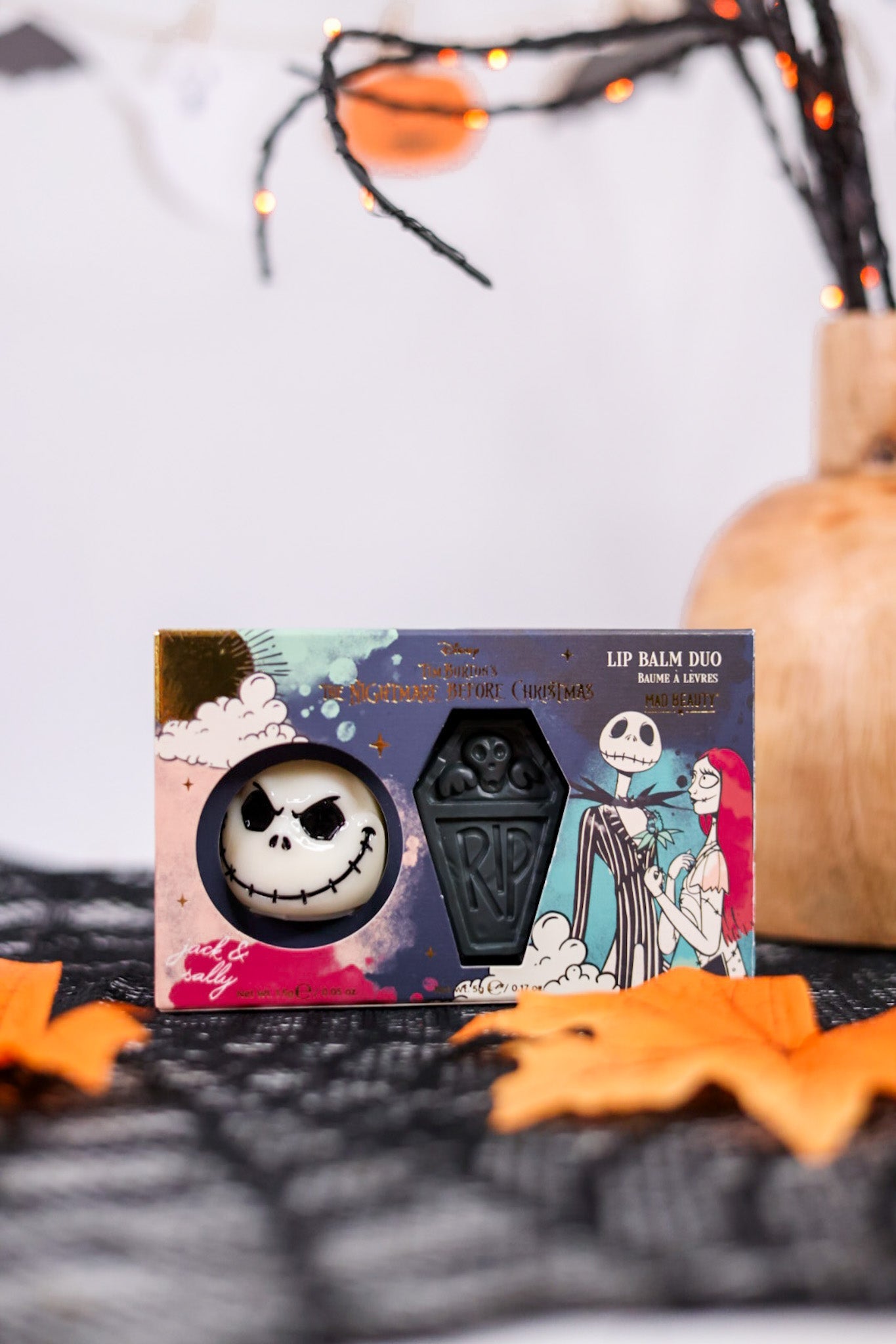 Nightmare Before Christmas Lip Balm Duo - Whiskey Skies - MAD BEAUTY