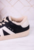 No Chaser Black Lace Up Sneakers - Whiskey Skies - CORKYS FOOTWEAR