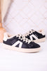 No Chaser Black Lace Up Sneakers - Whiskey Skies - CORKYS FOOTWEAR