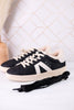 No Chaser Black Lace Up Sneakers - Whiskey Skies - CORKYS FOOTWEAR