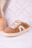 No Chaser Camel Shearling Sneakers - Whiskey Skies - CORKYS FOOTWEAR