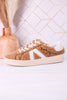No Chaser Camel Shearling Sneakers - Whiskey Skies - CORKYS FOOTWEAR