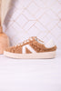 No Chaser Camel Shearling Sneakers - Whiskey Skies - CORKYS FOOTWEAR